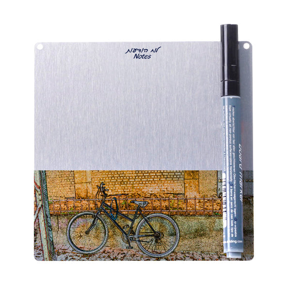 small memo board - bicycle in melchett street tel aviv - Ofek Wertman tel aviv souvenirs Gift shop