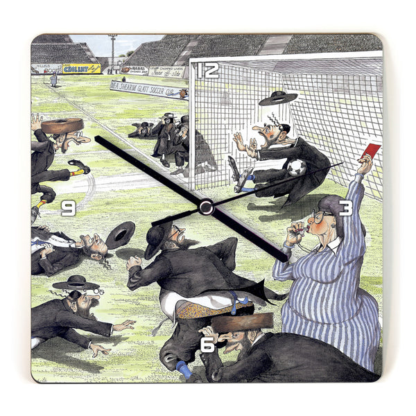 Martin Holt Soccer Wooden Wall Clock