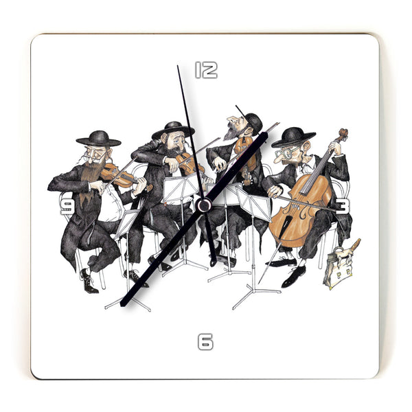 Martin Holt String Quartet Wooden Wall Clock