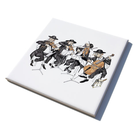 Martin Holt String Quartetr Ceramic Trivet