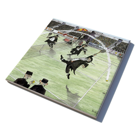 Martin Holt Tennis Ceramic Trivet