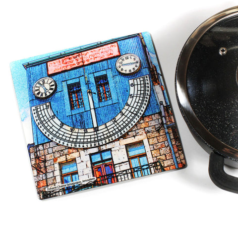 Wooden Trivet - Zoharei Chama Synagogue - Jerusalem - Ofek Wertman tel aviv souvenirs Gift shop