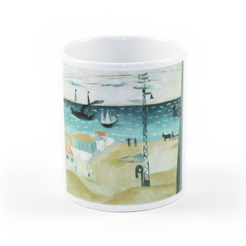 Mug Tel Aviv Seashore - by Reuven Rubin - Ofek Wertman tel aviv souvenirs Gift shop