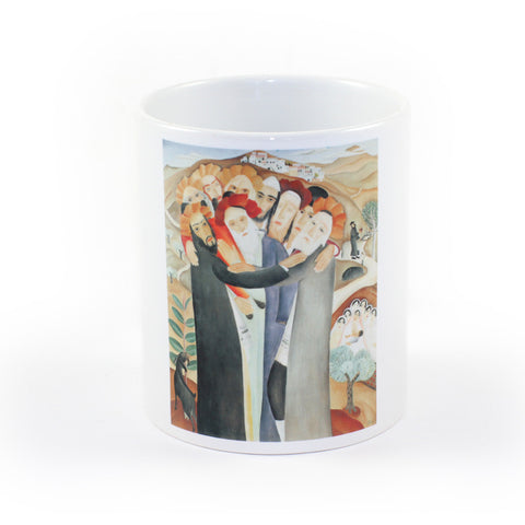 Mug The Dancers from Meron - by Reuven Rubin - Ofek Wertman tel aviv souvenirs Gift shop