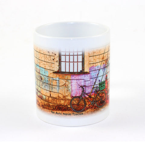 Neve Tzedek, Tel Aviv Mug 2 - Ofek Wertman tel aviv souvenirs Gift shop