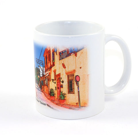 Neve Tzedek, Tel Aviv Mug 3 - Ofek Wertman tel aviv souvenirs Gift shop