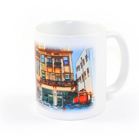 Herzl Street Tel Aviv Mug - Ofek Wertman tel aviv souvenirs Gift shop