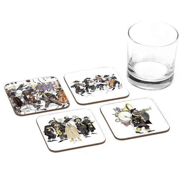 Martin Holt music 4 coasters set